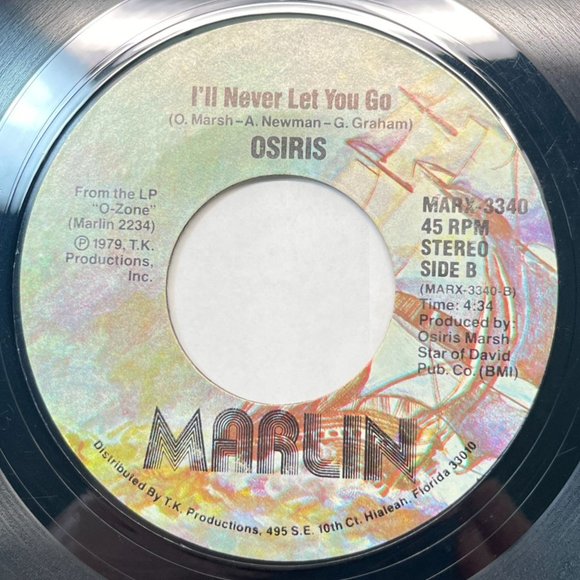 Osiris Fantality / I'll Never Let You Go 45 Funk Soul 1979 Marlin 3340 - Picture 2 of 6